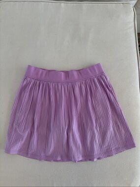Pleated Lavender Women's Skort